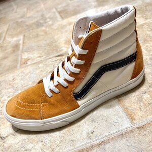 Vans SK8-Hi Retro Sport Apricot Buff Mens 11.5 High Top Sneakers Shoes Sanitized